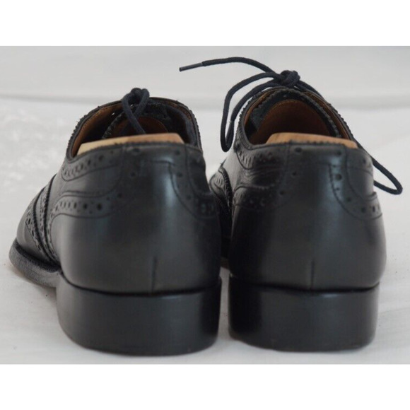 Grenson Men\'s Shoes Black US 9.5 M UK 8.5 F Leather Wingtip Dress Oxford main image 9